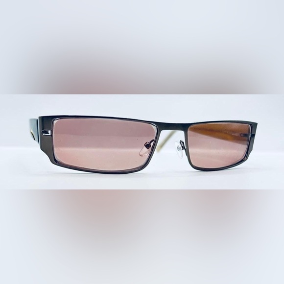Urban Edge Black Gunmetal Rectangular Sunglasses Frames Only - Picture 1 of 8